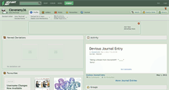 Desktop Screenshot of cleveramy36.deviantart.com