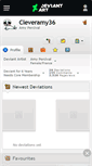 Mobile Screenshot of cleveramy36.deviantart.com