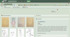 Desktop Screenshot of crocodilehinata.deviantart.com