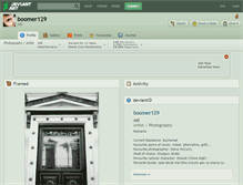 Tablet Screenshot of boomer129.deviantart.com