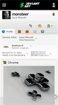 Mobile Screenshot of monsteer.deviantart.com