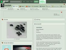 Tablet Screenshot of monsteer.deviantart.com