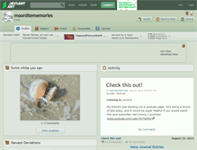 Tablet Screenshot of moonlitememories.deviantart.com