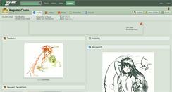 Desktop Screenshot of kagome-chanx.deviantart.com