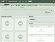 Tablet Screenshot of kummuk.deviantart.com
