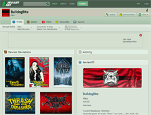 Tablet Screenshot of bulldogbite.deviantart.com