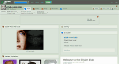 Desktop Screenshot of elijah-wood-club.deviantart.com