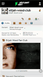 Mobile Screenshot of elijah-wood-club.deviantart.com