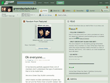 Tablet Screenshot of greendayslashclub.deviantart.com