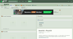 Desktop Screenshot of daniel3d.deviantart.com