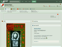 Tablet Screenshot of markerwars.deviantart.com