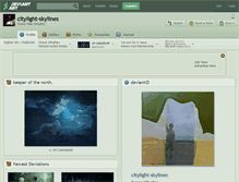 Tablet Screenshot of citylight-skylines.deviantart.com