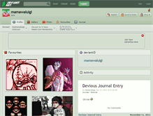 Tablet Screenshot of mamawaluigi.deviantart.com