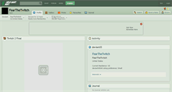 Desktop Screenshot of fearthetwitch.deviantart.com