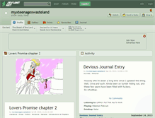 Tablet Screenshot of myxteenagexwasteland.deviantart.com