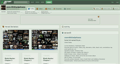 Desktop Screenshot of onewiththedarkness.deviantart.com