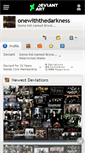 Mobile Screenshot of onewiththedarkness.deviantart.com