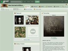 Tablet Screenshot of neo-surreal-artists.deviantart.com