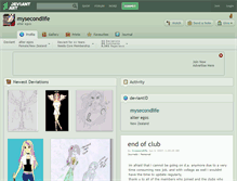 Tablet Screenshot of mysecondlife.deviantart.com