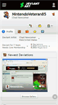 Mobile Screenshot of nintendoveteran85.deviantart.com
