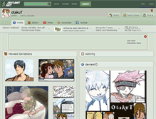 Tablet Screenshot of otakut.deviantart.com