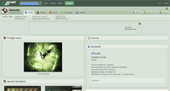 Desktop Screenshot of dracusis.deviantart.com