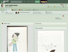 Tablet Screenshot of lord-jashin-sama.deviantart.com