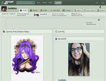 Tablet Screenshot of inoneko.deviantart.com