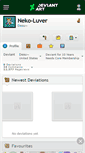 Mobile Screenshot of neko-luver.deviantart.com