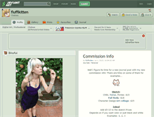 Tablet Screenshot of fluffikitten.deviantart.com