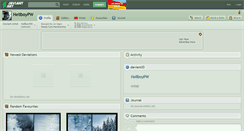 Desktop Screenshot of hellboypw.deviantart.com