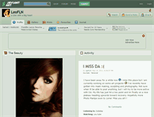 Tablet Screenshot of leofln.deviantart.com