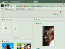 Tablet Screenshot of kidf90.deviantart.com