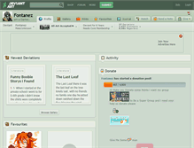 Tablet Screenshot of fontanez.deviantart.com