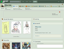 Tablet Screenshot of likka-chan.deviantart.com