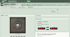 Desktop Screenshot of freeform---creations.deviantart.com