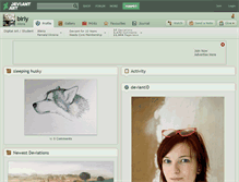 Tablet Screenshot of birly.deviantart.com