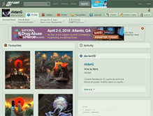 Tablet Screenshot of aidang.deviantart.com