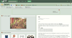 Desktop Screenshot of clayman8.deviantart.com