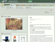 Tablet Screenshot of clayman8.deviantart.com
