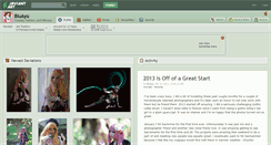Desktop Screenshot of bluayu.deviantart.com