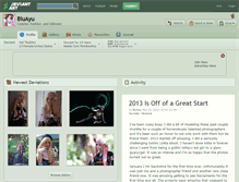 Tablet Screenshot of bluayu.deviantart.com