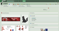Desktop Screenshot of metablast.deviantart.com