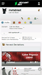 Mobile Screenshot of metablast.deviantart.com