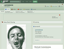 Tablet Screenshot of portraitartuk.deviantart.com