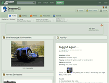 Tablet Screenshot of dreamer02.deviantart.com
