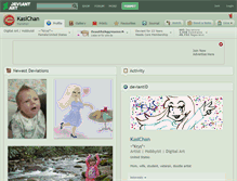 Tablet Screenshot of kasichan.deviantart.com