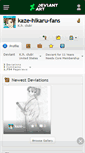 Mobile Screenshot of kaze-hikaru-fans.deviantart.com