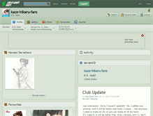 Tablet Screenshot of kaze-hikaru-fans.deviantart.com