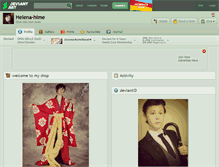 Tablet Screenshot of helena-hime.deviantart.com